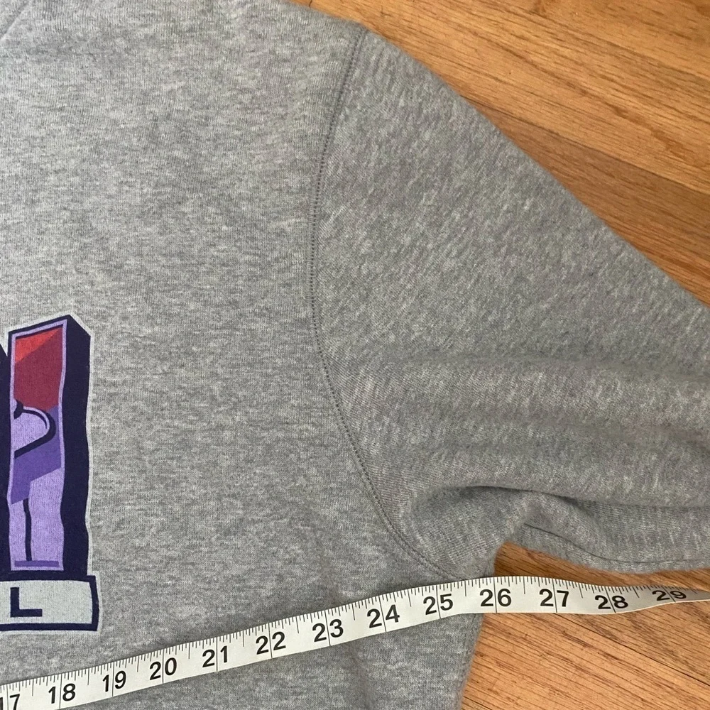 Super Bowl LVIII Gray Hoodie Size Extra Large